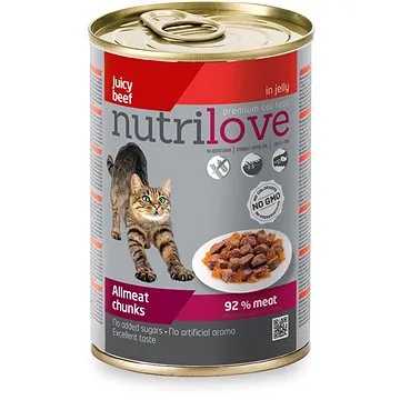 Nutrilove hovädzie v želé 400 g (8595606402560)