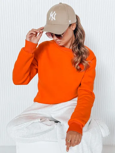 Oranžová dámska mikina FASHION II BY0317