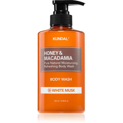 KUNDAL Honey & Macadamia White Musk jemný sprchový gel s hydratačným účinkom 500 ml