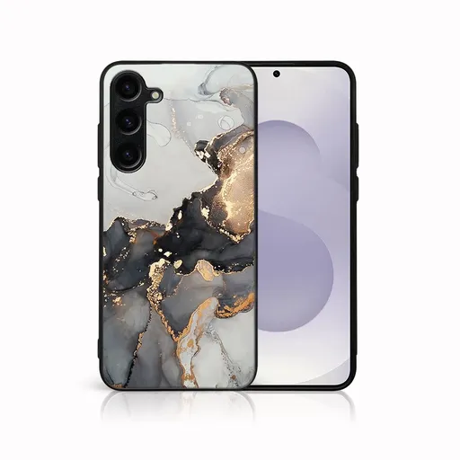 MY ART Ochranný kryt pre Samsung Galaxy S25 Plus 5G GREY MARBLE (140)
