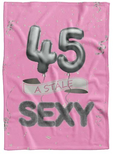 Deka Stále sexy – Ružová (vek: 45, Podšitie baránkom: NE)