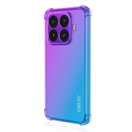ENKAY GRADIENT Ochranný kryt pre Xiaomi 15T Pro PURPLE BLUE