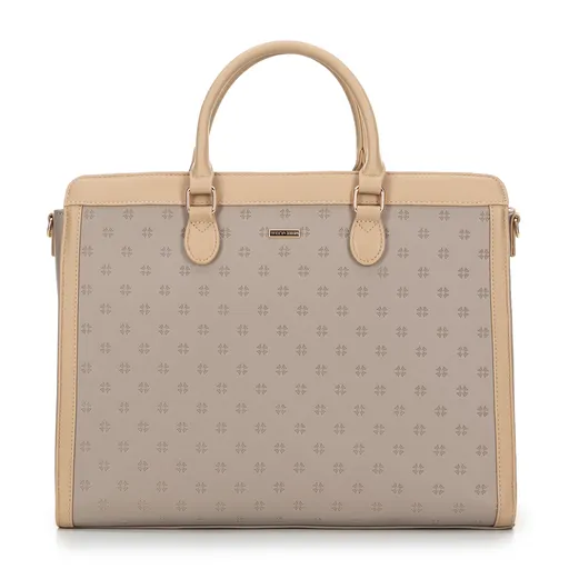 Damski kuferek z etui na laptopa 15,6'' beżowy 99-4Y-230-9