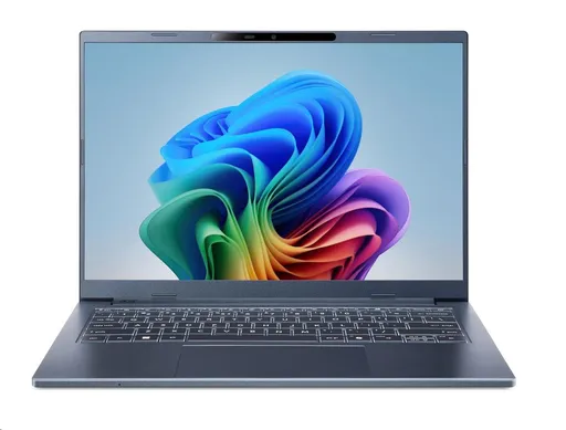ACER NTB Aspire 14 AI (A14-11M-X6R7), X X1-26100 8C, 14" 1920x1200, 16GB, 512GB SSD, Adreno, W11 Home, Steam Blue