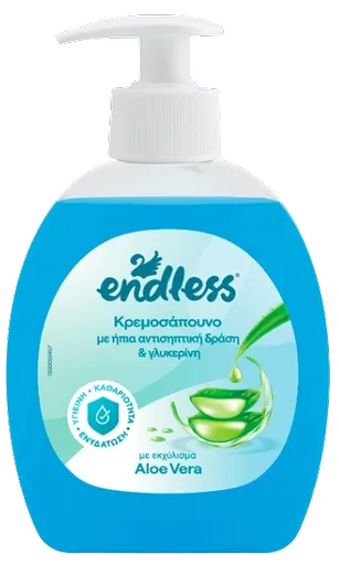 ENDLESS - Krémové mydlo s jemným antiseptickým účinkom aloe vera, 0,3 L