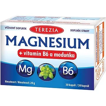 TEREZIA MAGNESIUM + vitamín B6 a medovka 30 kapsúl (3703130)