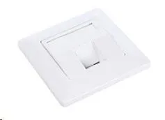 Solarix Zásuvka modulárna pre 1 keystone pod omietku biela SX9-1-0-WH
