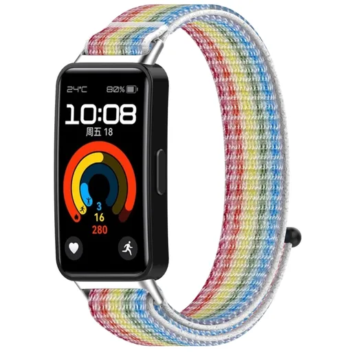 NYLON Vymeniteľný remienok pre Huawei Band 10 / Band 9 / Band 8 COLORFUL