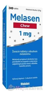 Vitabalans Oy Melasen Chew 1 mg 30 tabliet