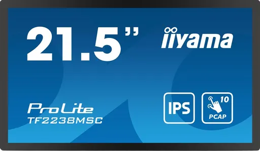 22" iiyama TF2238MSC-B1: PCAP, IPS, FHD, HDMI, DP