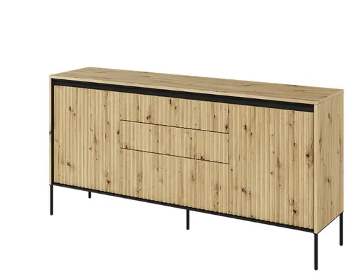 Dig-net nábytok Komoda SWING TR-01 s LED osvetlením | dub artisan