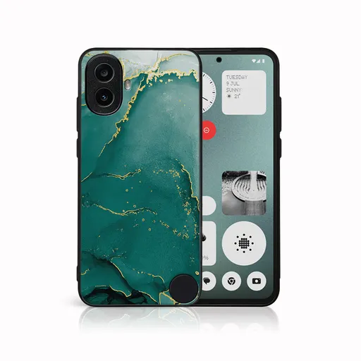 MY ART Ochranný kryt pre CMF Phone 1 GREEN MARBLE (145)