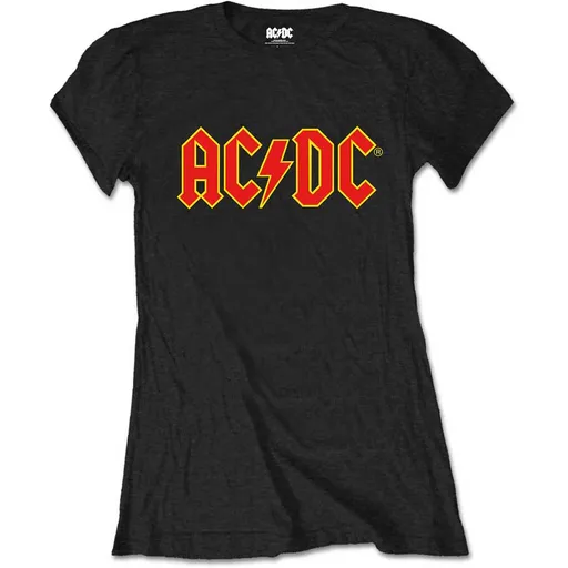 AC/DC tričko Logo Čierna L