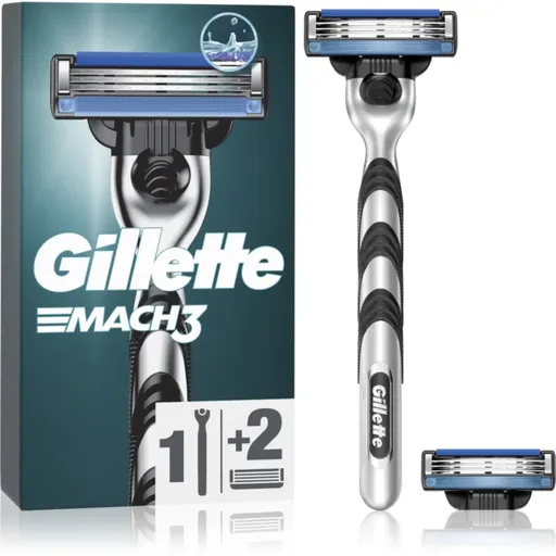 Gillette Mach3 holiaci strojček + náhradné hlavice 2 ks