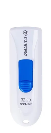 TRANSCEND Flash Disk 32GB JetFlash®790, USB 3.1 (R:90/W:25 MB/s) biela/modrá