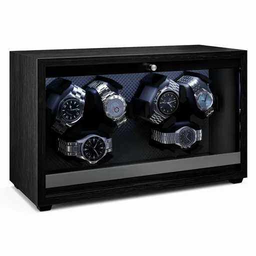 Klarstein Brienz 6 naťahovač hodiniek, 4 režimy, tichý, drevený vzhľad, flexibilný vankúš