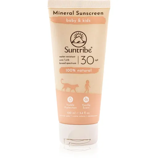 Suntribe Kids Mineral Sunscreen minerálny ochranný krém na tvár a telo 100 ml