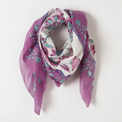 Šatka s potlačou kvetín