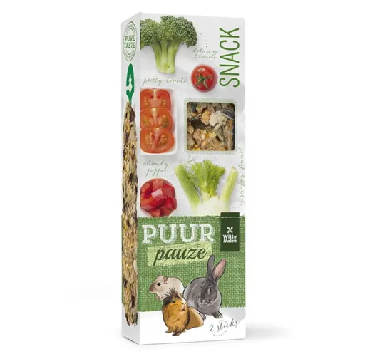 WITTE MOLEN Puur pauze tyčinky brokolica a paradajka 110 g