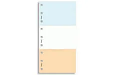 Filofax Jot Pad 3 farebné odtrhovacie bločky - Osobné