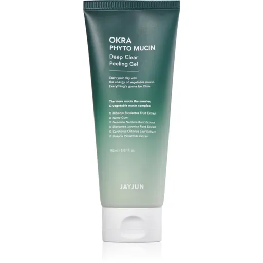 Jayjun Okra Phyto Mucin Deep hĺbkovo čistiaci gél s peelingovým efektom 150 ml