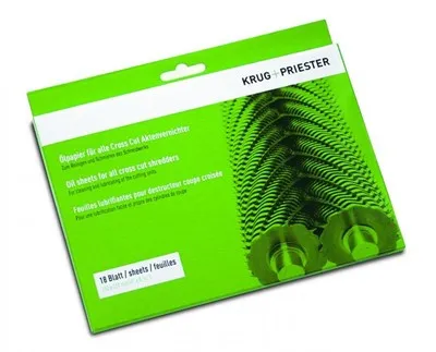 Čistiaci olejový papier pre skartovacie stroje