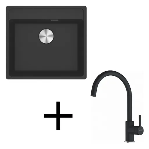 Franke set G274 MRG 610-52 RTL + FC 6018.901 onyx