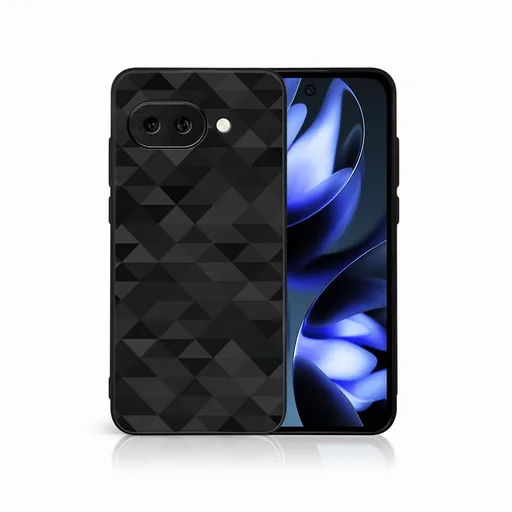 MY ART Ochranný kryt pre Google Pixel 9a BLACK TRIANGLES (232)
