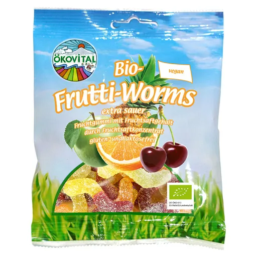 ÖKOVITAL Želé červíky vegan BIO 80 g