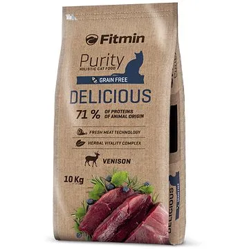 Fitmin Purity Cat Delicious so zverinou pre vyberavé mačky 10 kg (8595237013470)