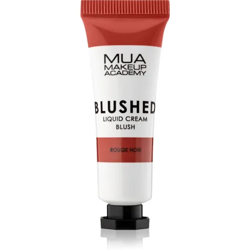 MUA Makeup Academy Blushed Liquid Blusher tekutá lícenka odtieň Rouge Noir 10 ml