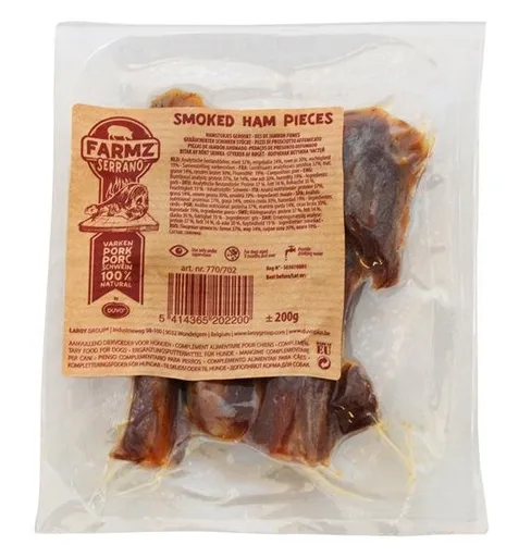 Maškrta DUVO+ Serrano sušená šunka údená kúsky 200g