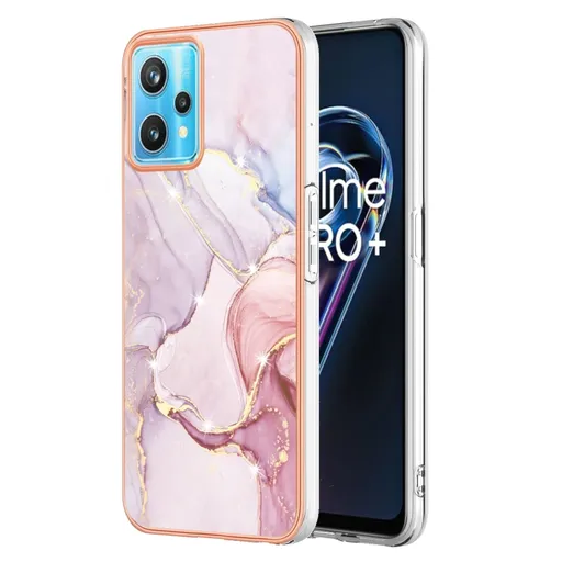 IMD MARBLE Ochranný kryt Realme 9 Pro / Realme 9 5G ROSE GOLD