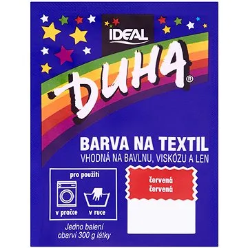 DUHA farba na textil červená 15 g (3045200475019)