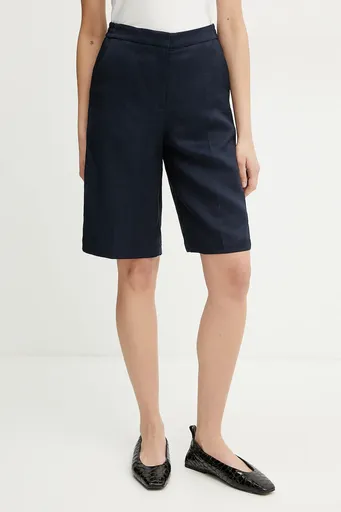 Šortky s prímesou ľanu BOSS