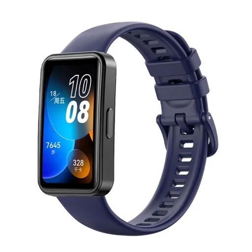 SILICONE Remienok pre Huawei Band 8 tmavomodrý