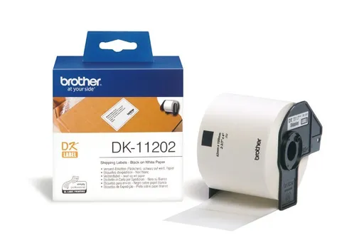 Brother DK-11202, 62mm x 100mm, papierová rola, 300 etiket