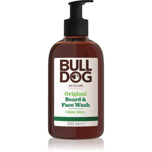 Bulldog Original Beard & Face Wash čistiaci gél pre mužov 2v1 300 ml