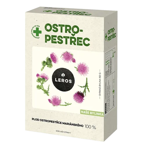 LEROS Naše bylinky Pestrec sypaný čaj 150 g