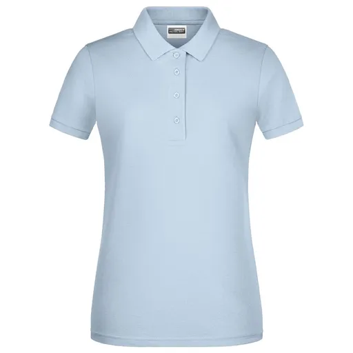 James & Nicholson (Daiber) Dámska polokošeľa z biobavlny 8009 - Svetlomodrá | XL