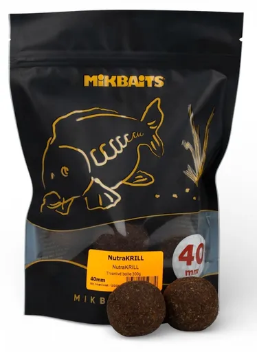 Mikbaits boilie maniaq nutrakrill - 300 g 40 mm