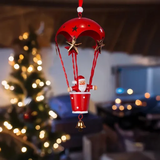 PM Euro-Trading Vánoční ozdoba Balon, červený