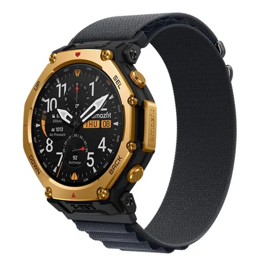 NYLON Vymeniteľný remienok pre Amazfit T-Rex 3 Pro 48mm tmavošedý