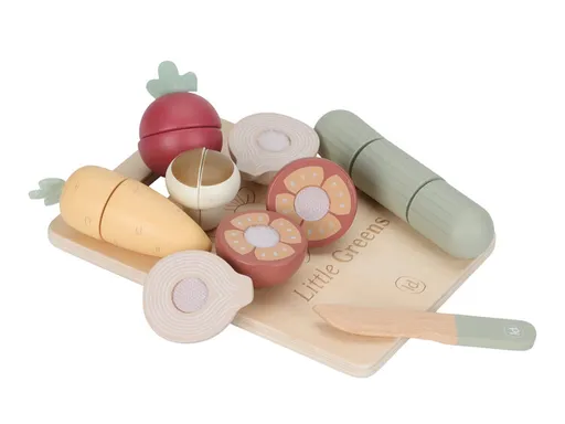 LITTLE DUTCH Krájacia zelenina drevená