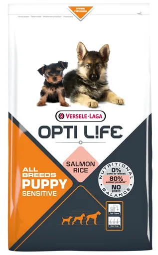 Versele Laga Opti Life dog Puppy Sensitive All Breeds granule pre šteniatka 12,5kg