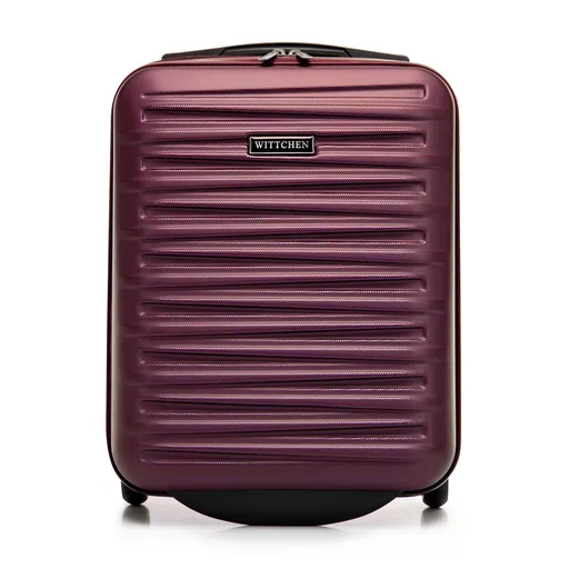 ABS kabínový kufor bordový 56-3A-005-30