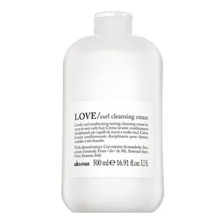 Davines Essential Haircare Love Curl Cleansing Cream výživný ochranný čistiaci krém pre vlnité a kučeravé vlasy 500 ml