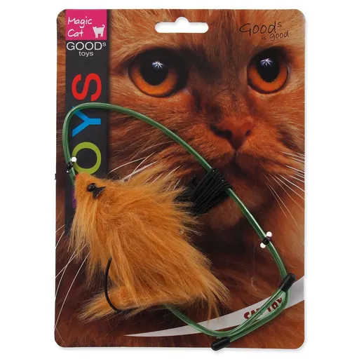 Magic Cat Hračka Myška závěsná na dveře plyš 9 cm