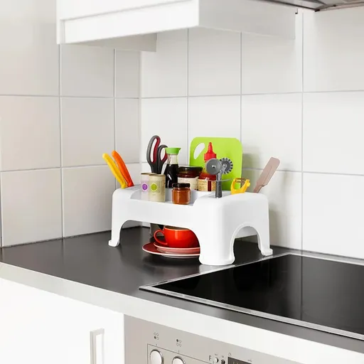 Die moderne Hausfrau Organizér do kuchyně, bílý