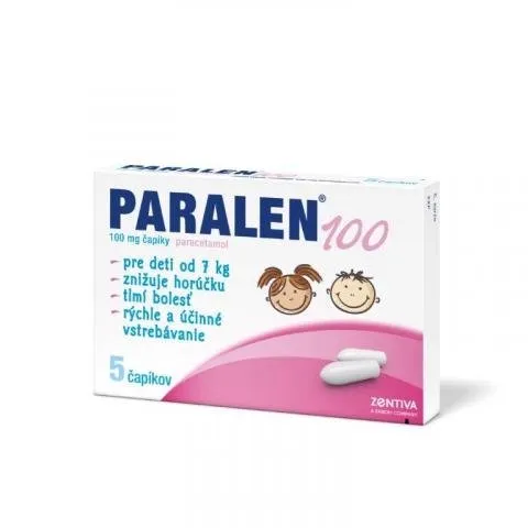 Paralen 100 sup.5 x 100 mg